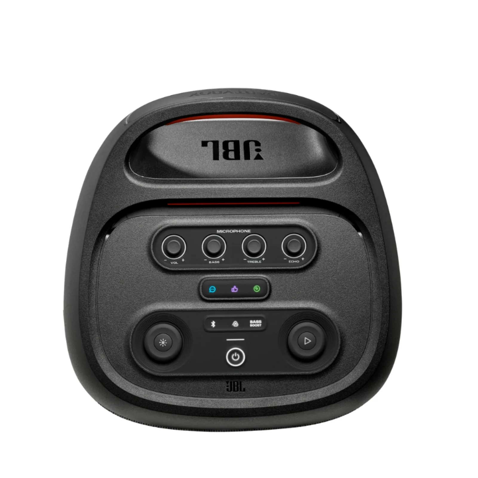 PartyBox 710, panel de controles superior